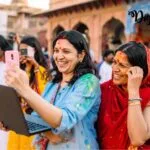 Tier two females interacting on Social Media